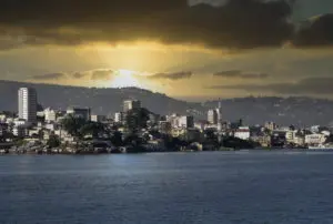 Photo of Freetown in Sierra Leone