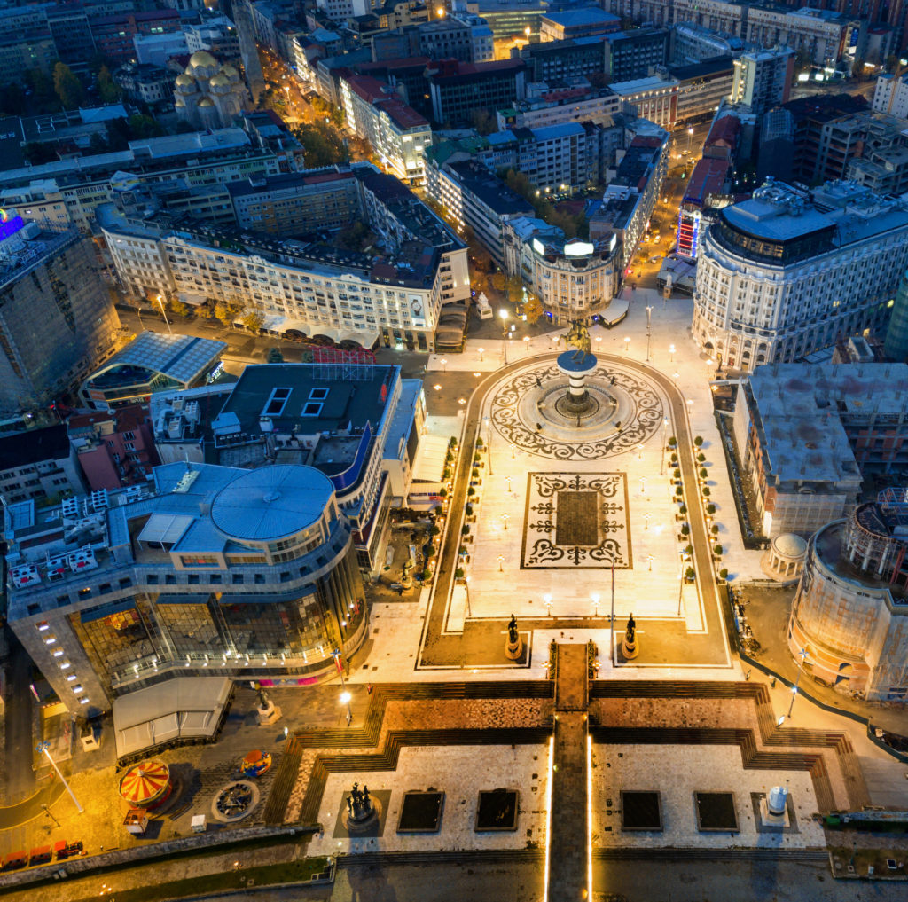 Skopje in Macedonia