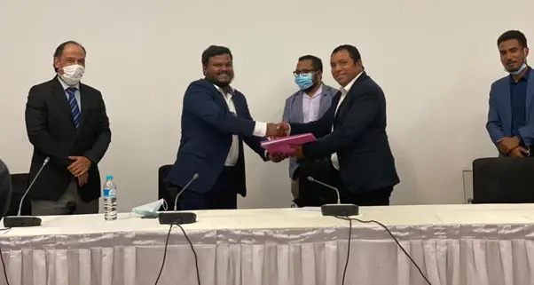 Photo of official handover of FreeBalance Accountability Suite to the Government of Timor-Leste